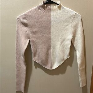 Mimosa Cropped Ribbed Sweater